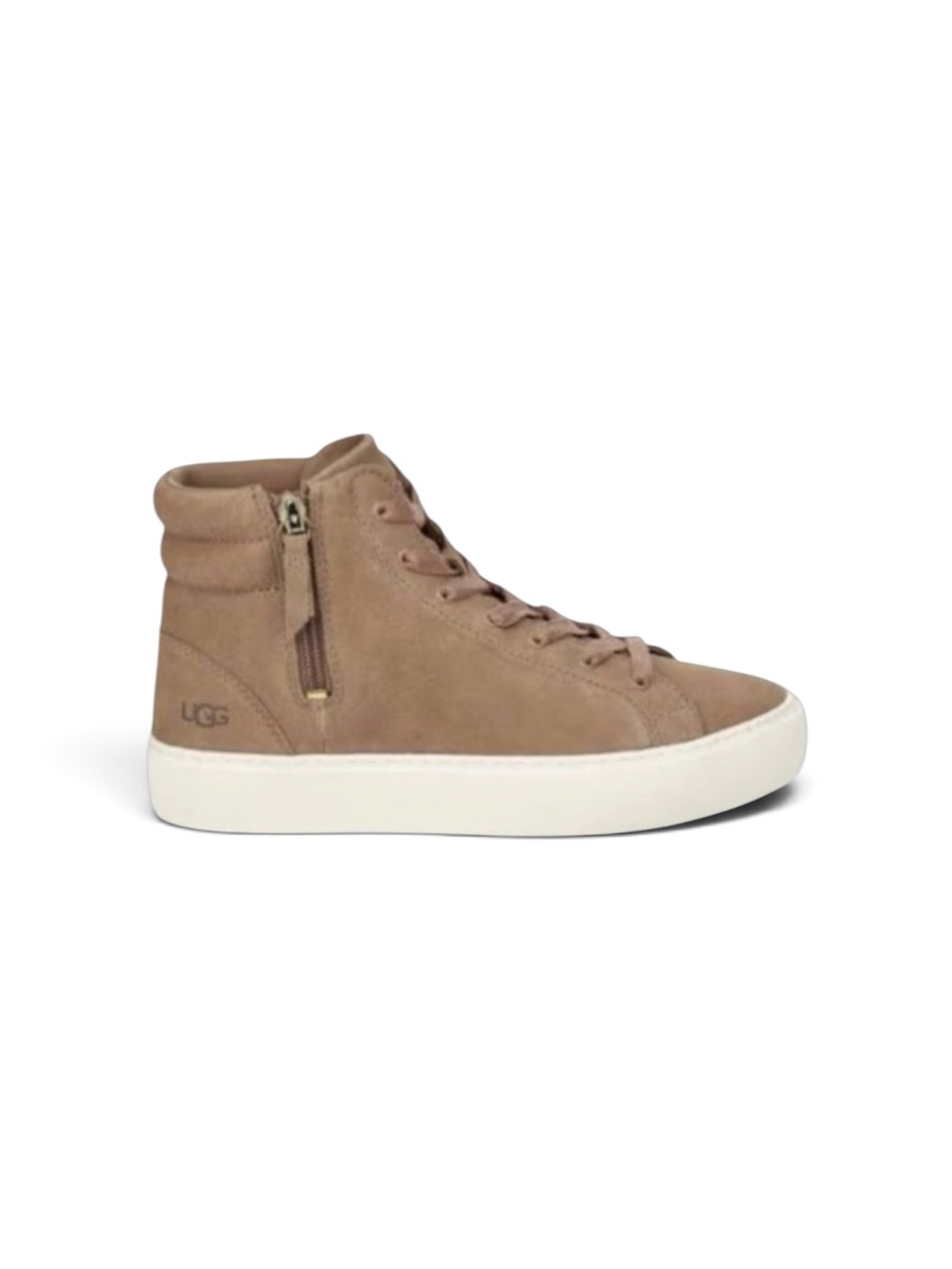 UGG Olli Suede Tan Hightop Sneaker Sz 8